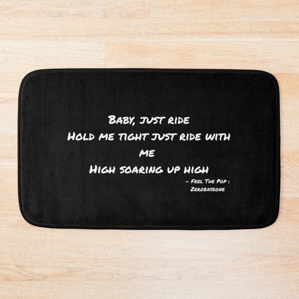 Item preview, Feel The Pop By Zerobaseone Lyrics designed and sold by ArtRaftPro.