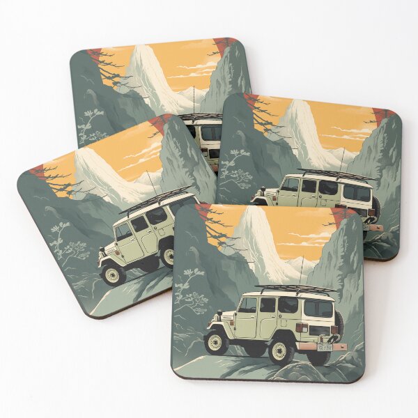 Item preview, Classic Toyota Land Cruiser FJ-40 designed and sold by StickeryPickery.