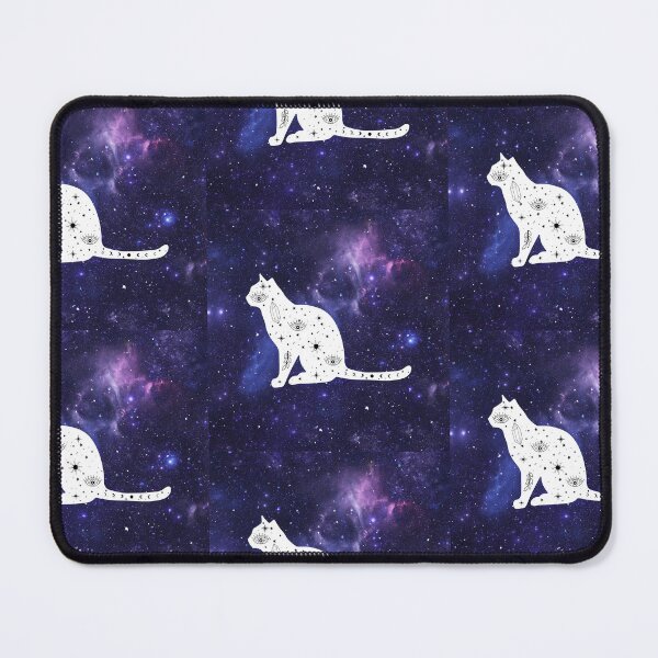 Item preview, Witchy Galactic Mystical Cat Kitty Stars designed and sold by WildWoodlandWitch.