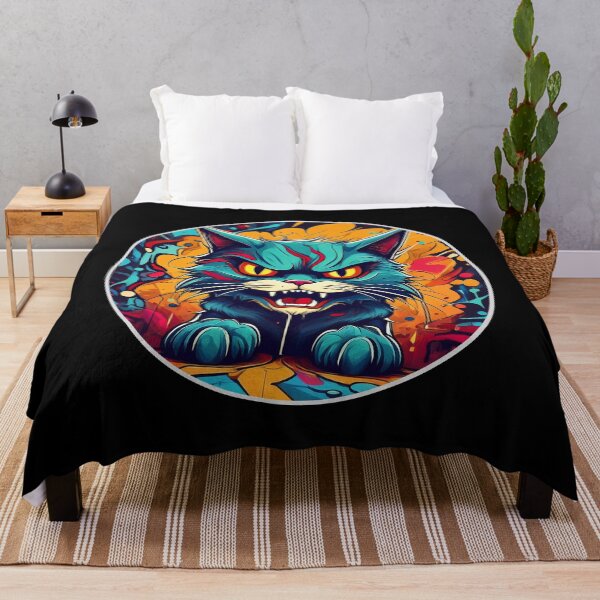 Item preview, Cartoon Angry Cat designed and sold by Boxing Kangaroo Retail Company.