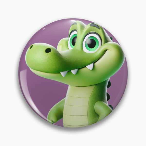 Item preview, Playful Crocodile: The Friendly King of the Swamp designed and sold by aunins7.