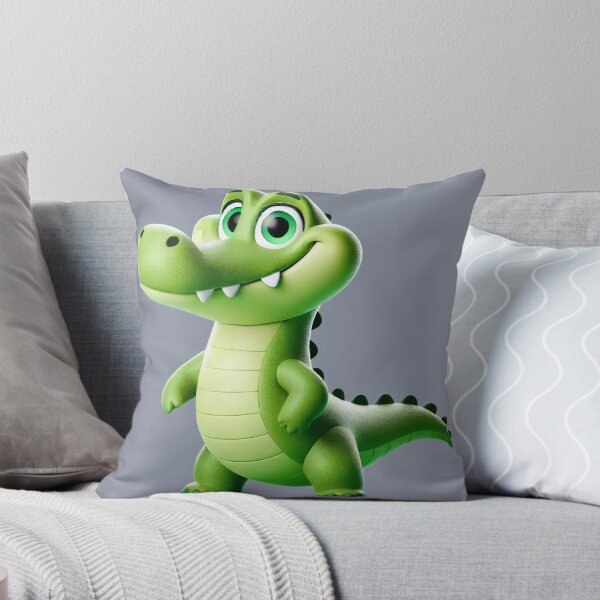 Item preview, Playful Crocodile: The Friendly King of the Swamp designed and sold by aunins7.