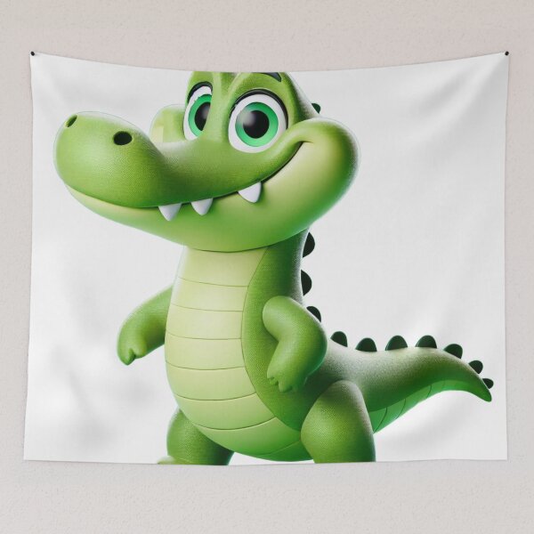 Item preview, Playful Crocodile: The Friendly King of the Swamp designed and sold by aunins7.