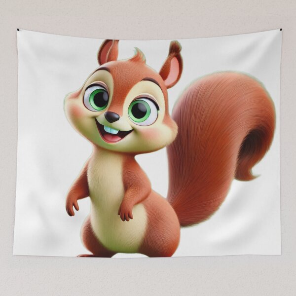 Item preview, Playful Squirrel: The Joyful Acrobat of the Forest designed and sold by aunins7.