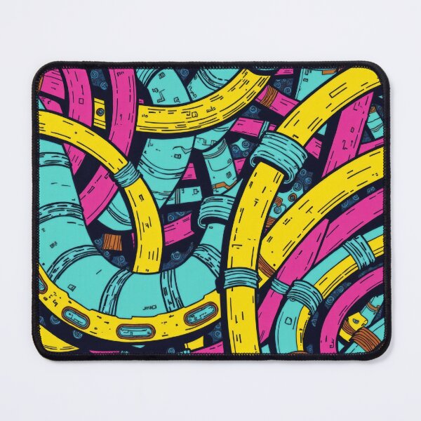 Item preview, Moebius Inspired,Cyberpunk Pattern, Pipes designed and sold by Smash-420.