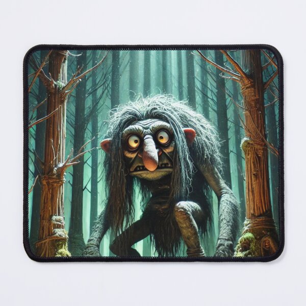 Item preview, Thornwhisper the Forest Troll - Creepy Cult Creature Lurking in the Shadows designed and sold by maxthegrem.