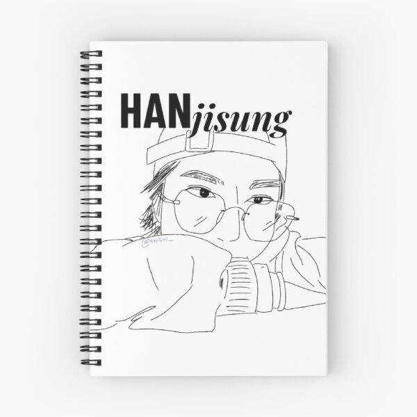 Item preview, Han Jisung - Black Lineart w/ name designed and sold by itsaiaaa.