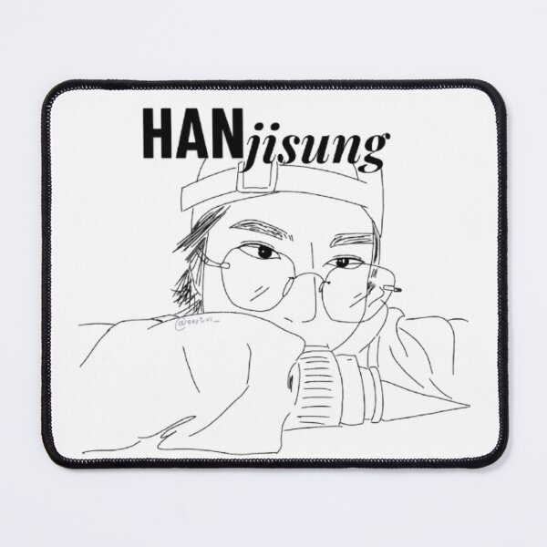 Item preview, Han Jisung - Black Lineart w/ name designed and sold by itsaiaaa.