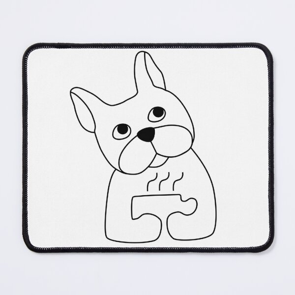 Item preview, Dog line drawing cartoon designed and sold by Beerich888.