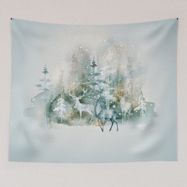 Item preview, Deer In The Magical Forest 2 designed and sold by hurmerinta.