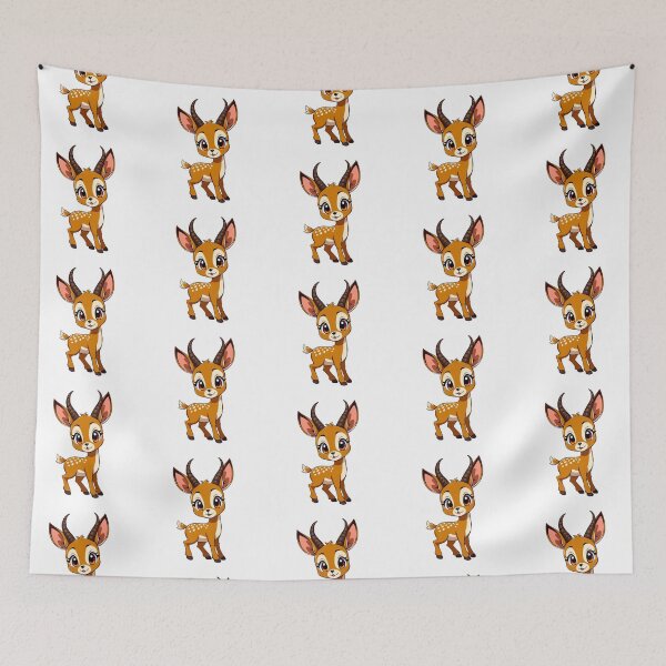 Item preview, Funny and Cute Anime Gazelle designed and sold by ThreeftlyPicks.