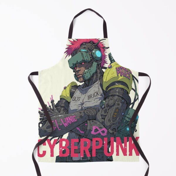 Item preview, Biomechanical Cyberpunk Brawler, Cyber-Augmented Punk designed and sold by Smash-420.