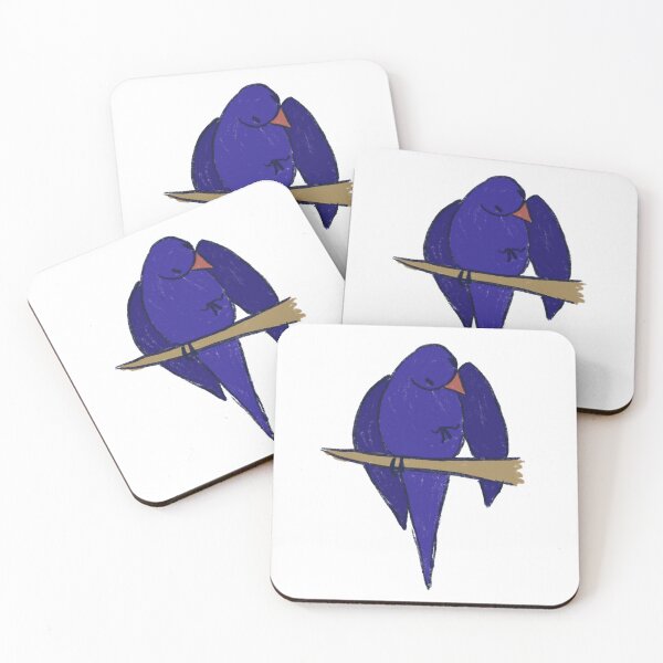 Item preview, A blue smol birb designed and sold by silleethings.
