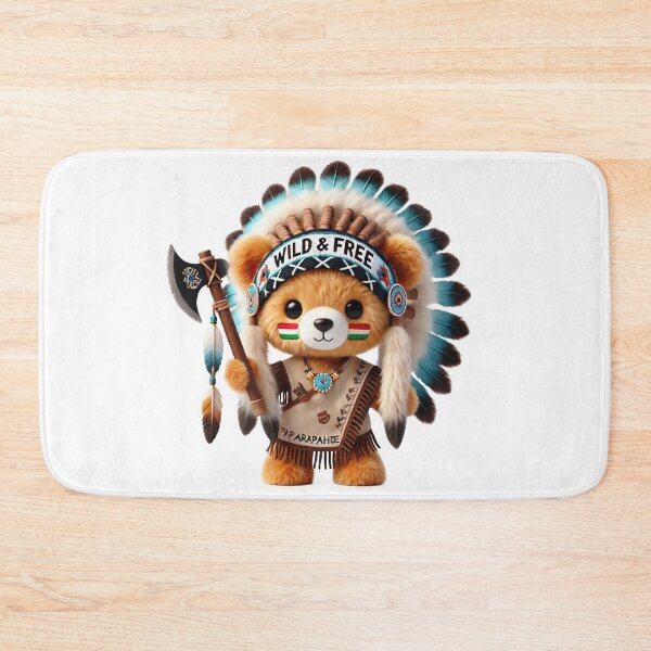 Item preview, Wild & free Indian bear with axe designed and sold by Osintown.