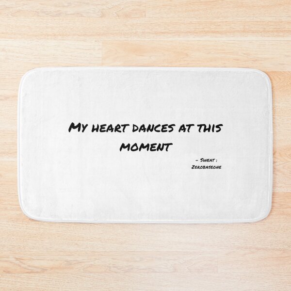 Item preview, Sweat By Zerobaseone Lyrics designed and sold by ArtRaftPro.
