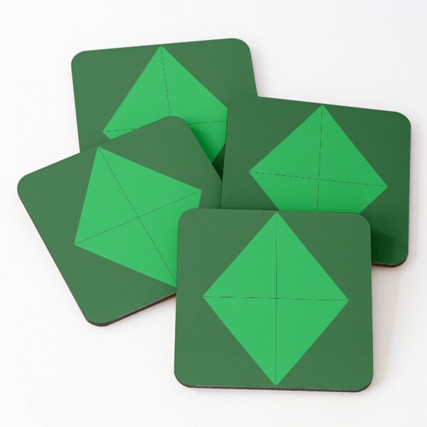 Item preview, The Green Diamond designed and sold by Zlian's Art & Crafts Gallery.
