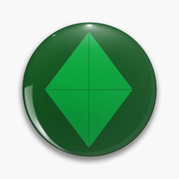 Item preview, The Green Diamond designed and sold by Zlian's Art & Crafts Gallery.
