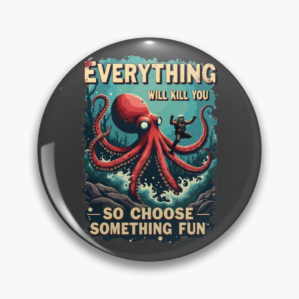 Item preview, Octopus Funny Quote designed and sold by InkCraftHouse.
