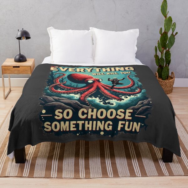 Item preview, Octopus Funny Quote designed and sold by InkCraftHouse.