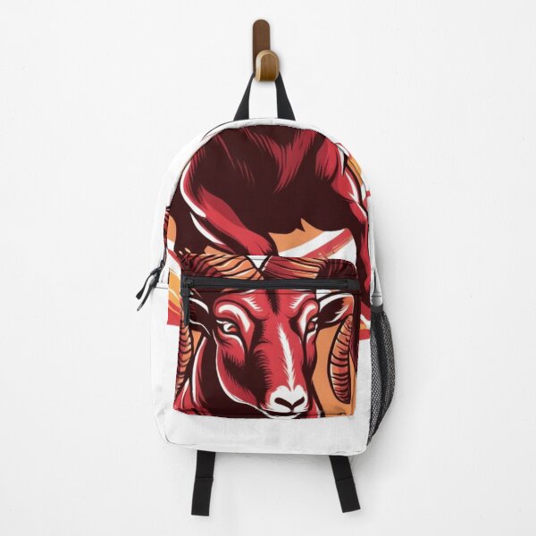 Item preview, Aries Zodiac Art | Dynamic Ram Symbol with Bold Energy designed and sold by Makabas.