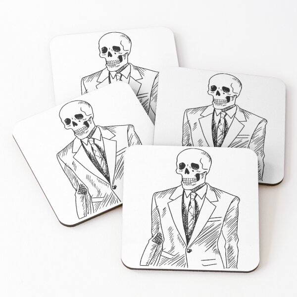Item preview, Stylish Skeleton in a Suit designed and sold by GeoSketchWear.