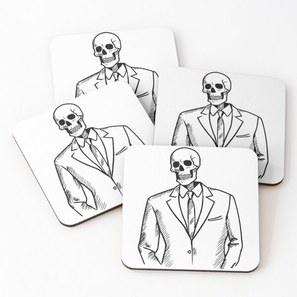 Item preview, Stylish Skeleton in a Suit designed and sold by GeoSketchWear.