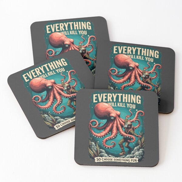 Item preview, Octopus Funny Quote designed and sold by InkCraftHouse.
