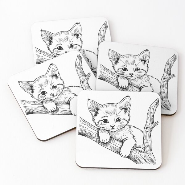 Item preview, Adorable Cat Relaxing in a Tree designed and sold by GeoSketchWear.