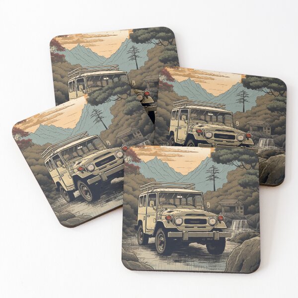 Item preview, Classic Toyota Land Cruiser FJ-40 designed and sold by StickeryPickery.