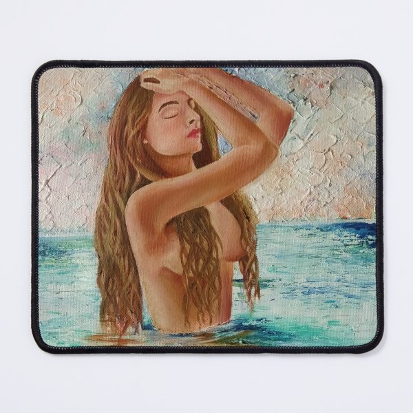 Item preview, Woman bathing in the lake designed and sold by DaminiSargam.
