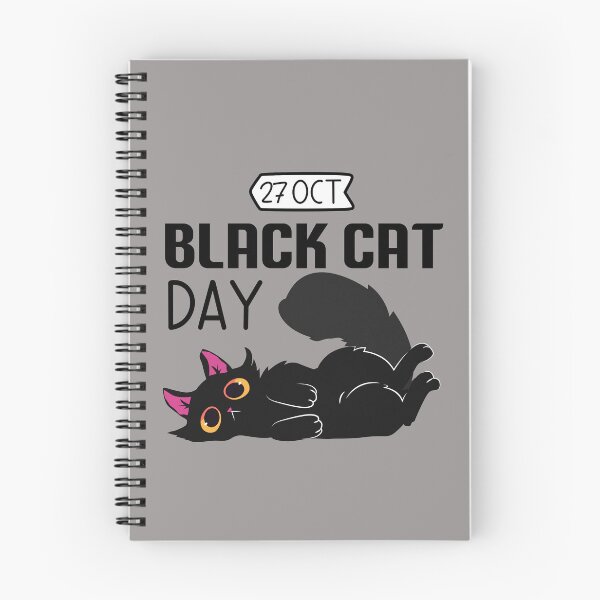 Item preview, 27 October Black Cat Day - Wacky Holidays designed and sold by ChemicalXShop.