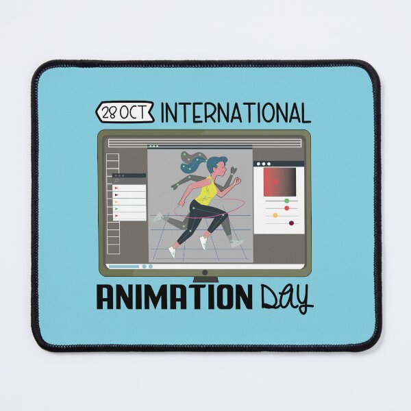 Item preview, 28 October International Animation Day - Wacky Holidays designed and sold by ChemicalXShop.