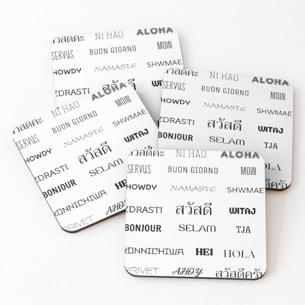 Item preview, Hello T-shirt Greetings in different languages Tee  designed and sold by Vamos Store.