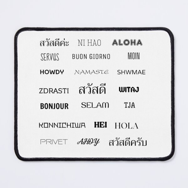 Item preview, Hello T-shirt Greetings in different languages Tee designed and sold by Vamos Store.