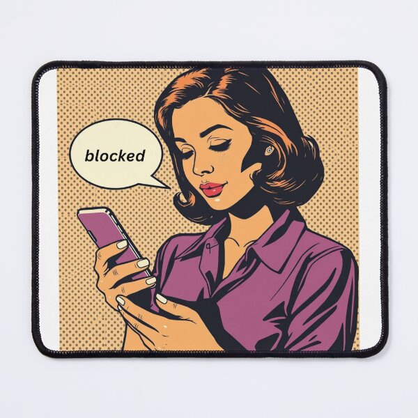 Item preview, "Blocked" Pop Art designed and sold by artbysunni.