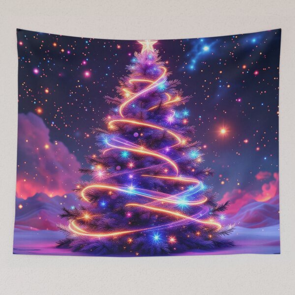 Item preview, Brilliant Cosmic Christmas Tree  designed and sold by Roanemermaid.