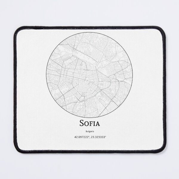 Item preview, Topography of Sofia designed and sold by JohnnysHeath.