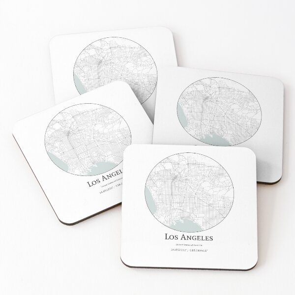 Item preview, Topography of Los Angeles designed and sold by JohnnysHeath.