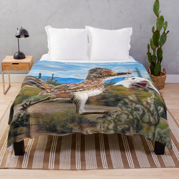 Item preview, Roadrunner Desert Raptor Cactus Road Runner Bird Art designed and sold by oz10.