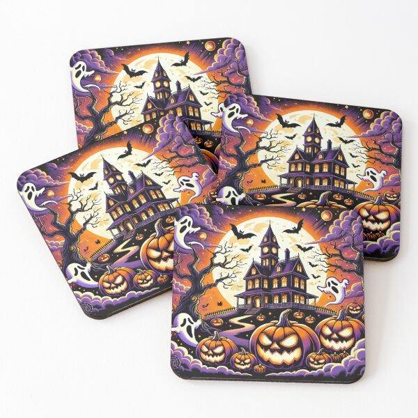 Item preview, Haunted House Halloween Night designed and sold by masquetea.