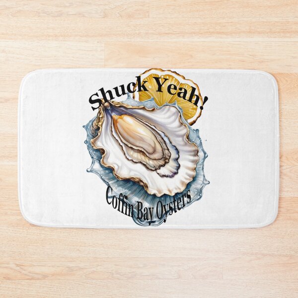 Item preview, Shuck Yeah! Coffin Bay Oysters tee shirt, pillow, mugs, cap designed and sold by So Much 2 See.