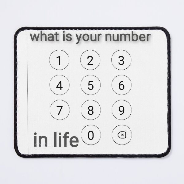Item preview, Symbolique tableau ( what is your number in life) designed and sold by lotfi-JesusADAM.