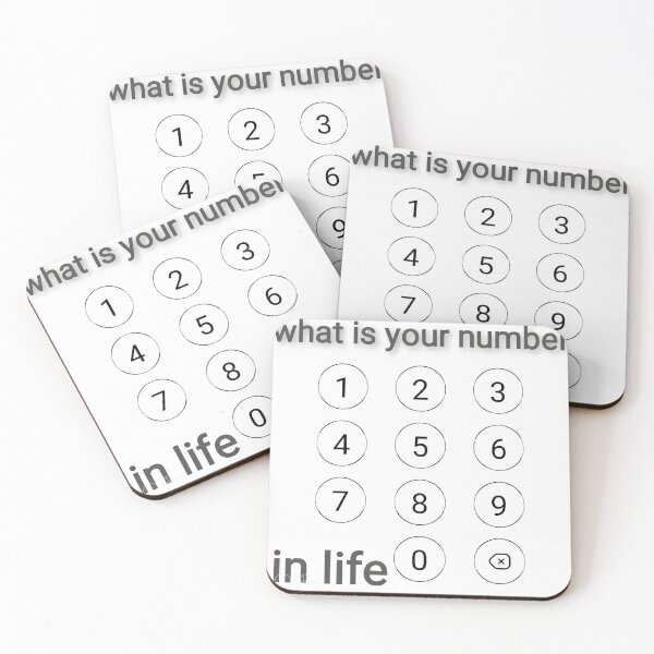 Item preview, Symbolique tableau ( what is your number in life) designed and sold by lotfi-JesusADAM.
