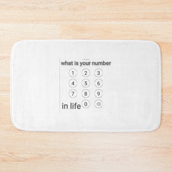 Item preview, Symbolique tableau ( what is your number in life) designed and sold by lotfi-JesusADAM.