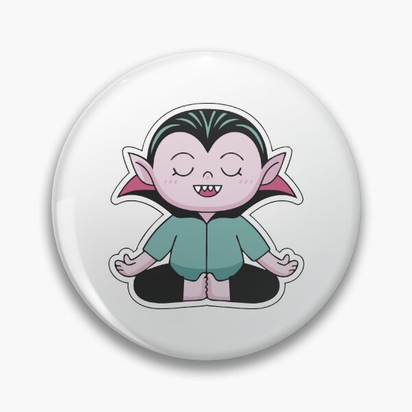 Item preview, A Vampire doing Yoga - Halloween Zen - Great for Halloween designed and sold by charlypicazo.