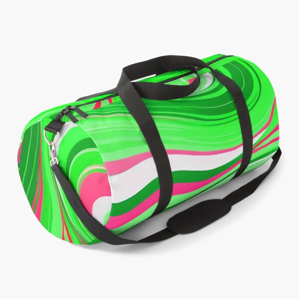 Item preview, Groovy Bright Green and Pink Trippy Liquid Swirls Modern Retro Art 1 of 4 designed and sold by Beachy.