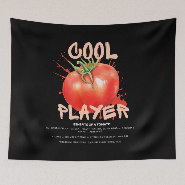 Item preview, Cool Player – Tomato Full of Vitality and Flavor designed and sold by CWT-JustforFun.