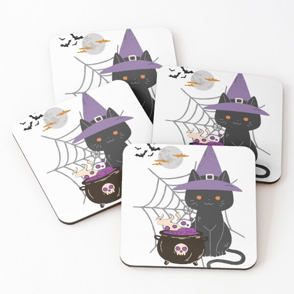 Item preview, Witch Cat - Halloween Art designed and sold by ArtBM.