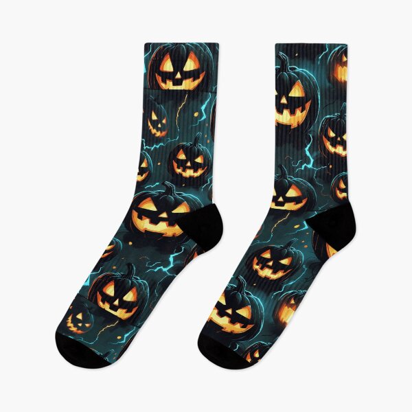 Item preview, Jack-o'-Lantern Style Halloween Wallpaper designed and sold by ByteyCreatives.