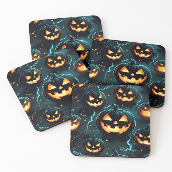 Item preview, Jack-o'-Lantern Style Halloween Wallpaper designed and sold by ByteyCreatives.